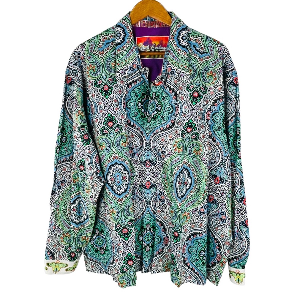 Robert Graham Button Down Shirt | Men XXL